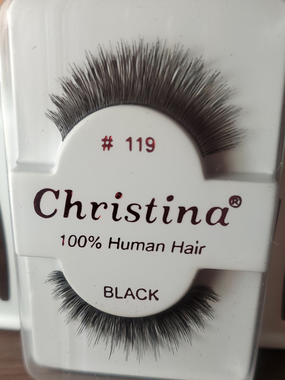 Christina Black Flared Natural-Look False Eyelashes #119 Set 6